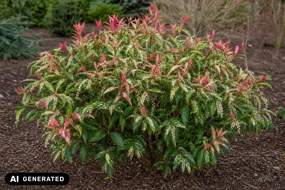 Traubenheide 'Rainbow' – Leucothoe fontanesiana 'Rainbow'