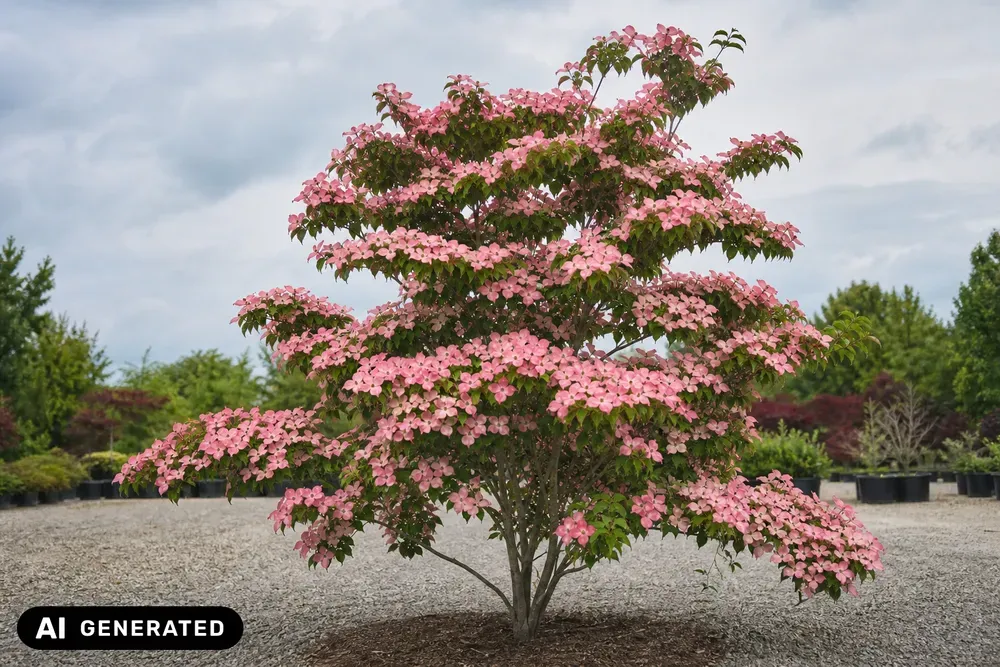 Japanischer Blumen-Hartriegel 'Rosy Teacups' – Cornus kousa 'Rosy Teacups'