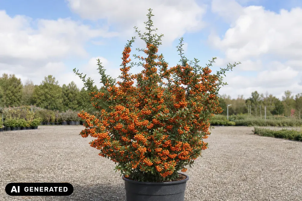 Feuerdorn 'Orange Glow' – Pyracantha 'Orange Glow', Bild 2