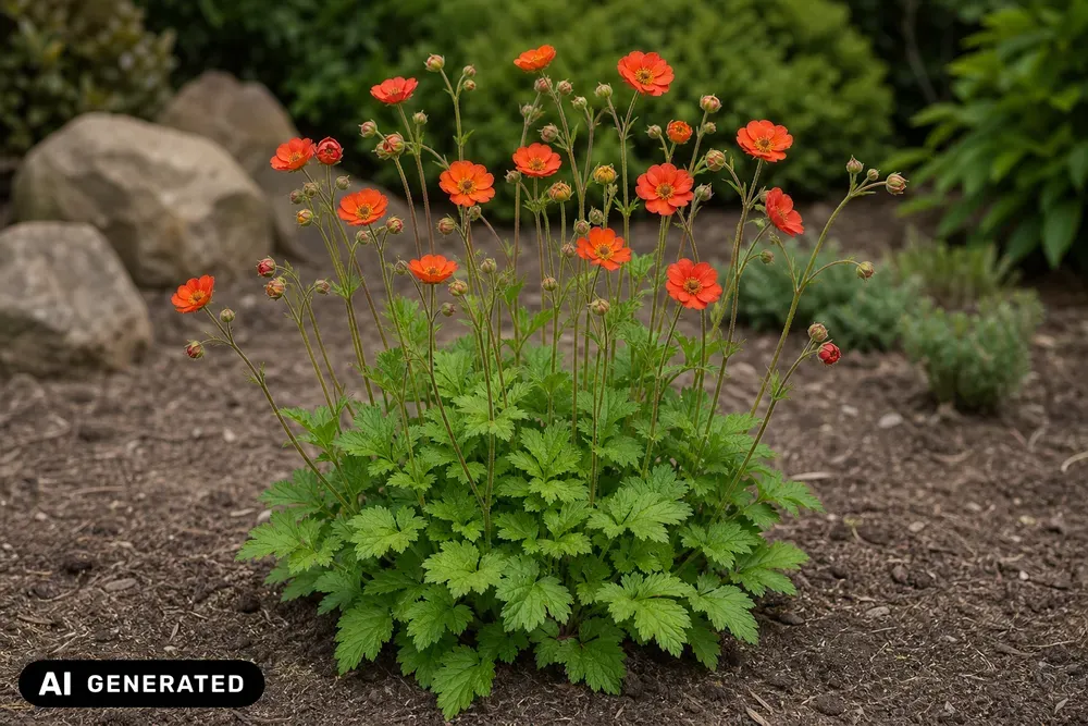 Rote Nelkenwurz 'Borisii' – Geum coccineum 'Borisii'