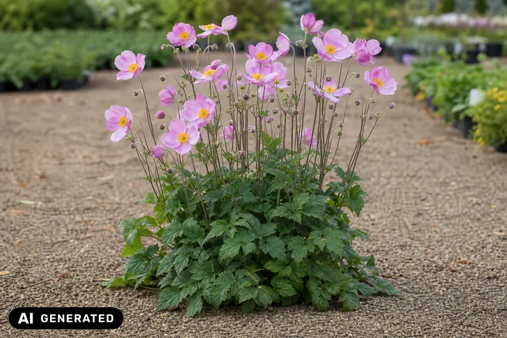 Herbst-Anemone 'Praecox' – Anemone hupehensis 'Praecox'