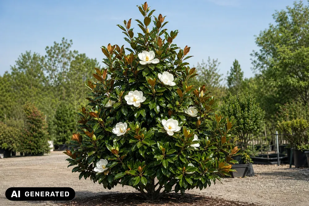 Immergrüne Magnolie 'Little Gem' – Magnolia grandiflora 'Little Gem'