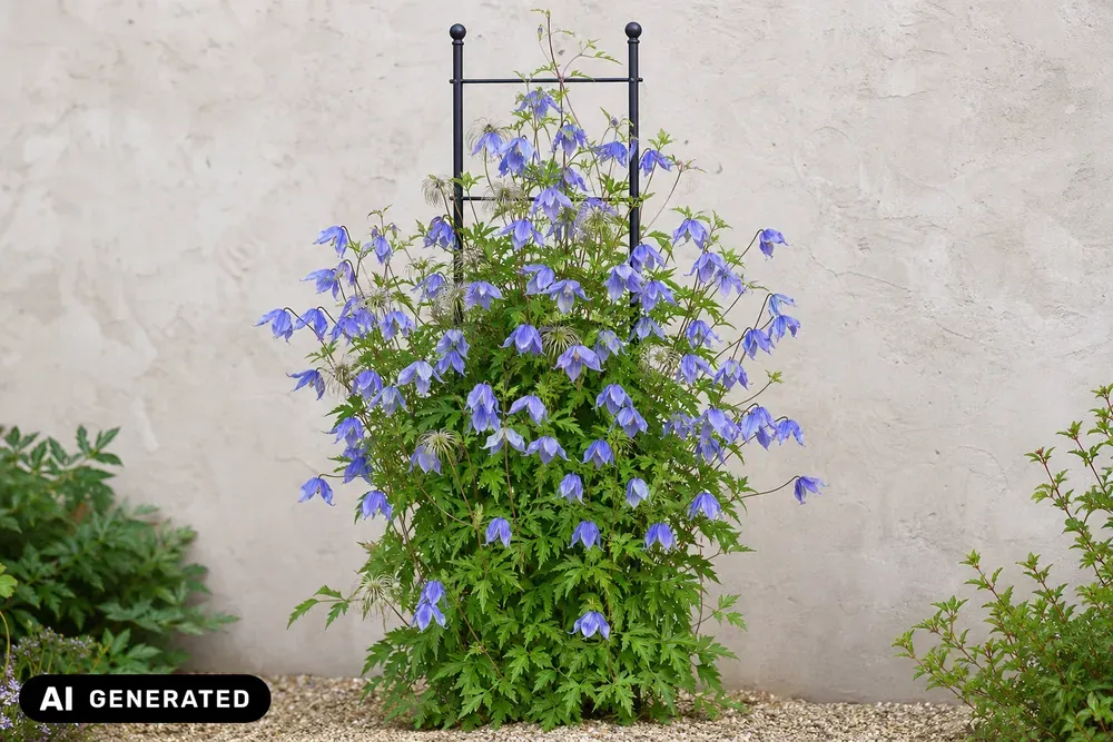 Alpen-Waldrebe 'Frances Rivis' – Clematis alpina 'Frances Rivis'