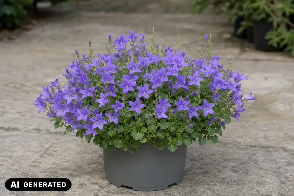 Dalmatiner-Glockenblume – Campanula portenschlagiana