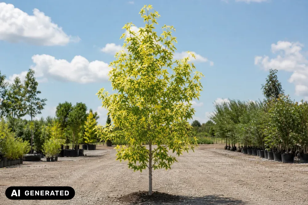 Goldbunter Amerikanischer Amberbaum 'Aurea' – Liquidambar styraciflua 'Aurea'