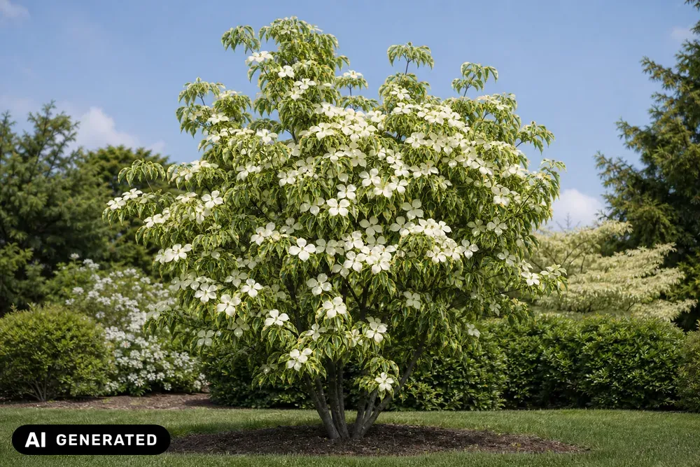 Japanischer Blumen-Hartriegel 'Gold Star' – Cornus kousa 'Gold Star'
