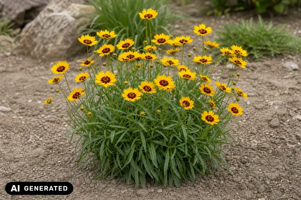 Lanzettblättriges Mädchenauge 'Sterntaler' – Coreopsis lanceolata 'Sterntaler'