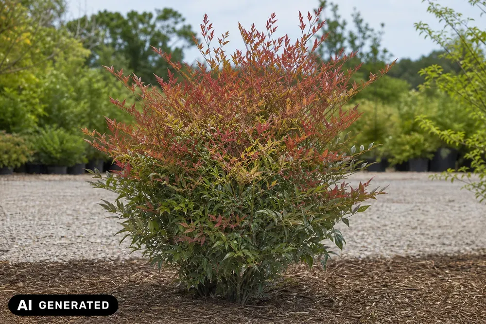 Heiliger Bambus 'Gulf Stream' – Nandina domestica 'Gulf Stream'