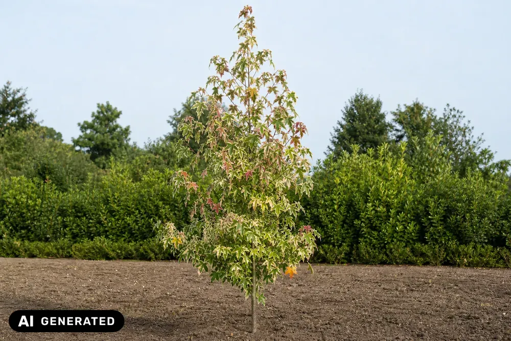 Weißbunter Amberbaum 'Albomarginata Manon' – Liquidambar styraciflua 'Albomarginata Manon'