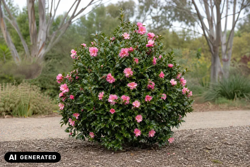 Herbst-Kamelie 'Cherilyn' – Camellia sasanqua 'Cherilyn'