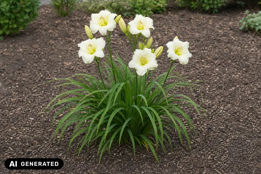 Taglilie 'Arctic Snow' – Hemerocallis 'Arctic Snow'