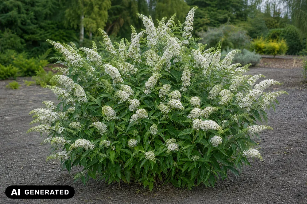 Zwerg-Sommerflieder 'White Micro Chip' – Buddleja davidii 'White Micro Chip'