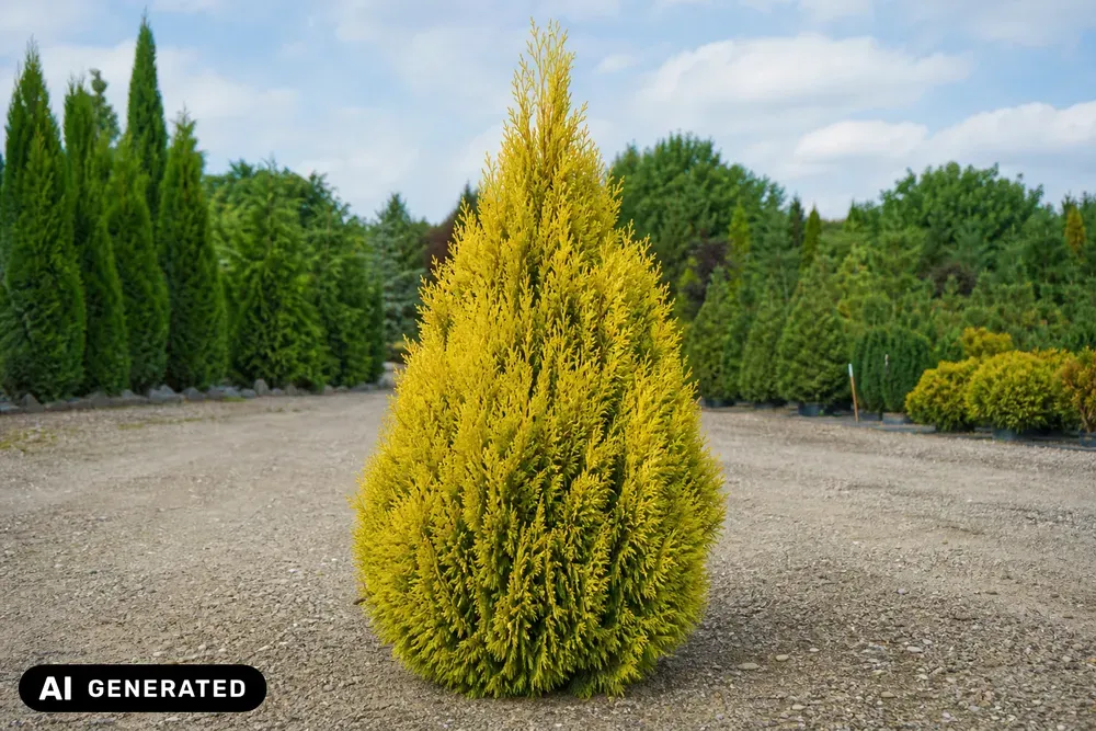 Goldgelbe Scheinzypresse 'Golden Wonder' – Chamaecyparis lawsoniana 'Golden Wonder'