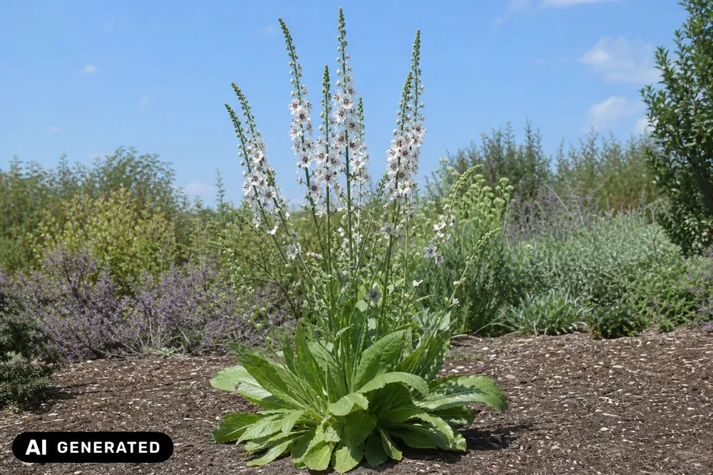 Chaix-Königskerze 'Album' – Verbascum chaixii 'Album'