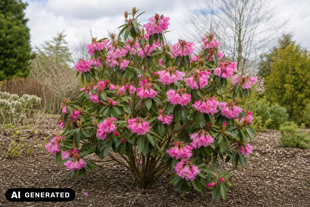 Williams-Rhododendron 'Lissabon' – Rhododendron williamsianum 'Lissabon'