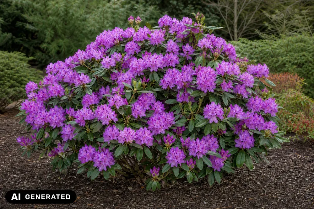 Vorfrühlings-Rhododendron 'Praecox' – Rhododendron 'Praecox'