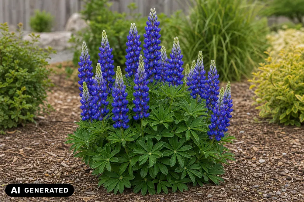 Niedrige Vielblättrige Lupine 'Nanus Gallery Blau' – Lupinus polyphyllus 'Nanus Gallery Blau'
