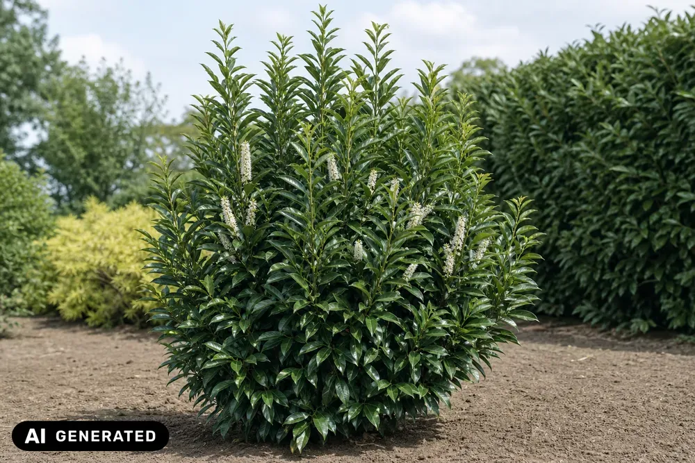 Kirschlorbeer 'Herbergii' – Prunus laurocerasus 'Herbergii', Bild 3