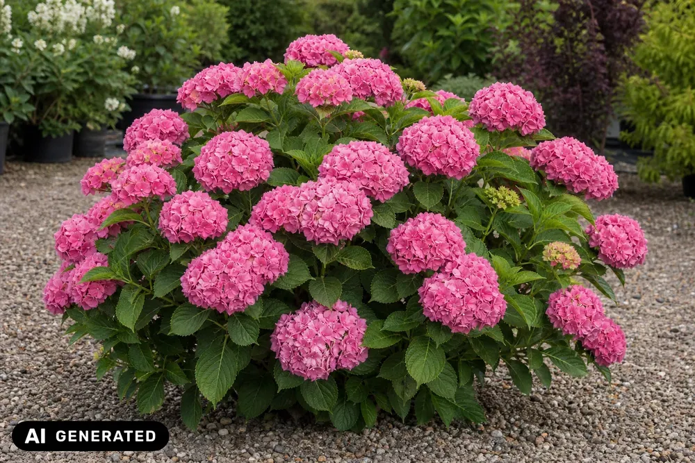 Bauern-Hortensie 'Endless Summer Rosa' – Hydrangea macrophylla 'Endless Summer Rosa'