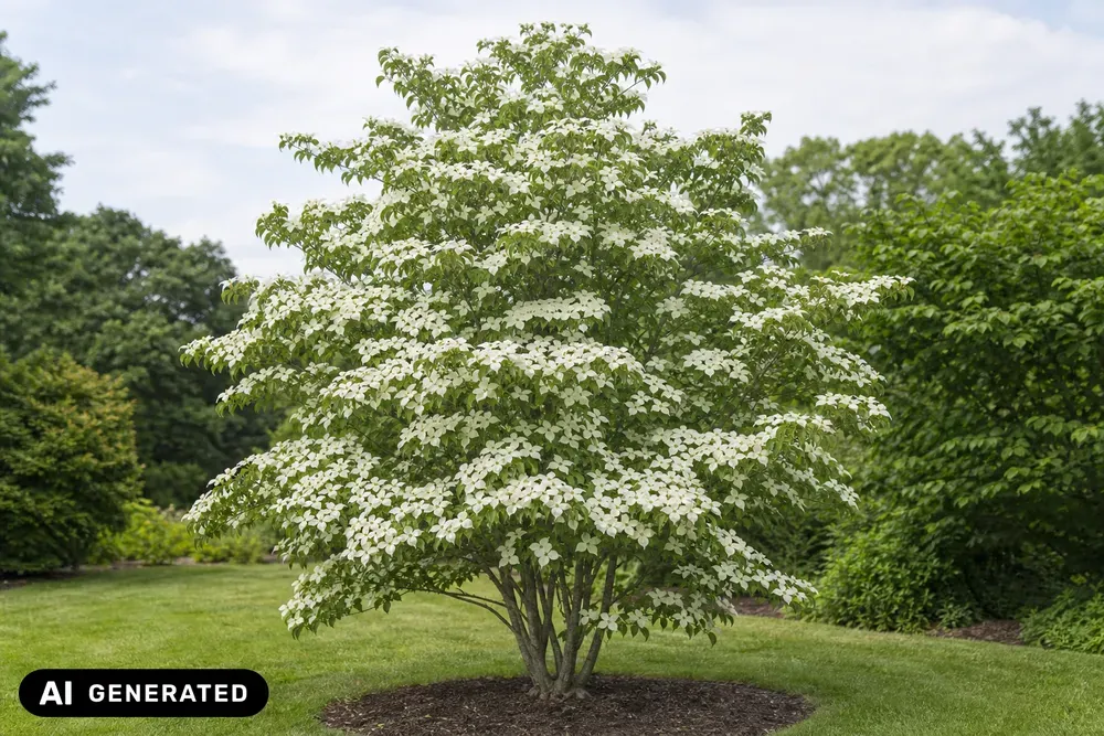 Chinesischer Blumen-Hartriegel 'Milky Way' – Cornus kousa var. chinensis 'Milky Way'