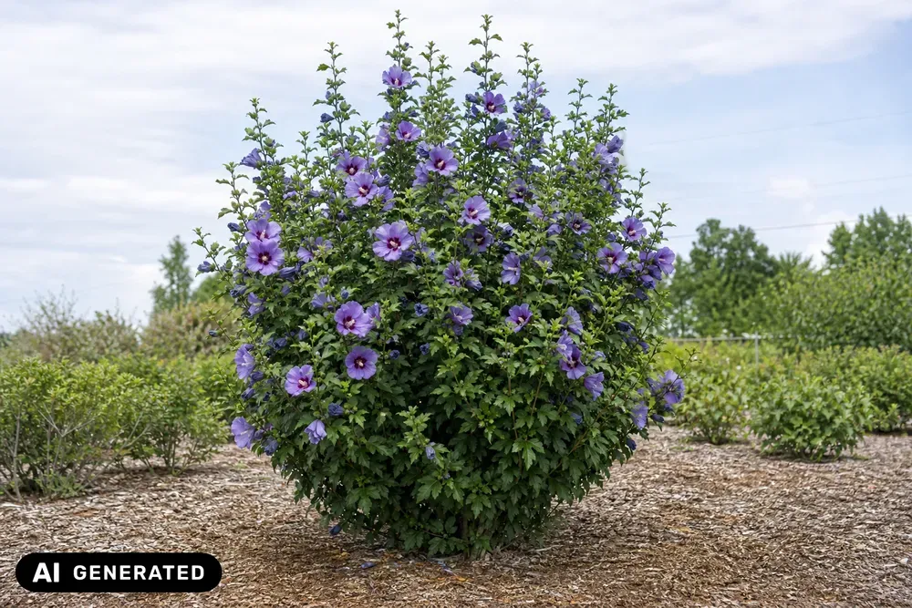 Garteneibisch 'Russian Violet' – Hibiscus syriacus 'Russian Violet'