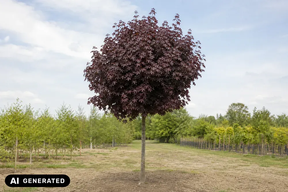 Blut-Spitzahorn 'Crimson King' – Acer platanoides 'Crimson King', Bild 2