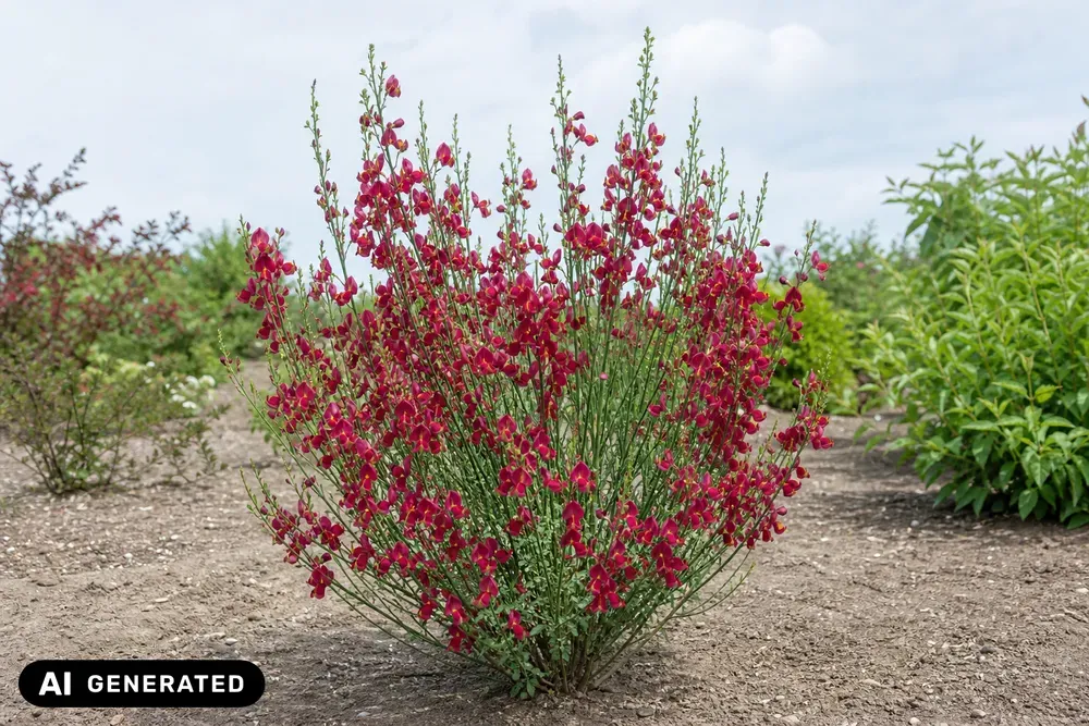 Besenginster 'Burkwoodii' – Cytisus scoparius 'Burkwoodii'