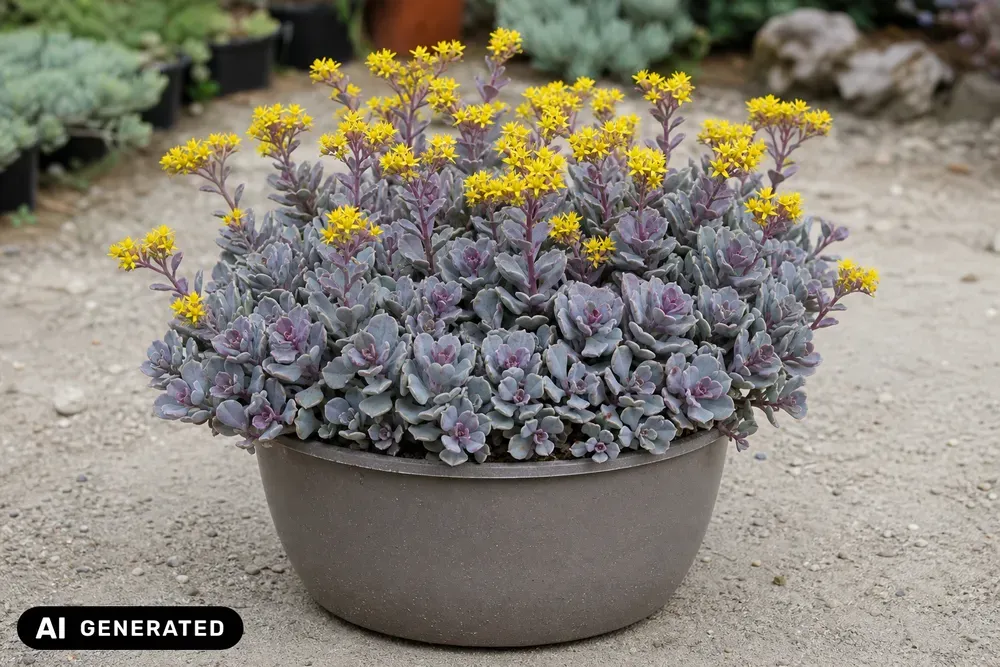 Spatelblättrige Fetthenne 'Purpureum' – Sedum spathulifolium 'Purpureum'