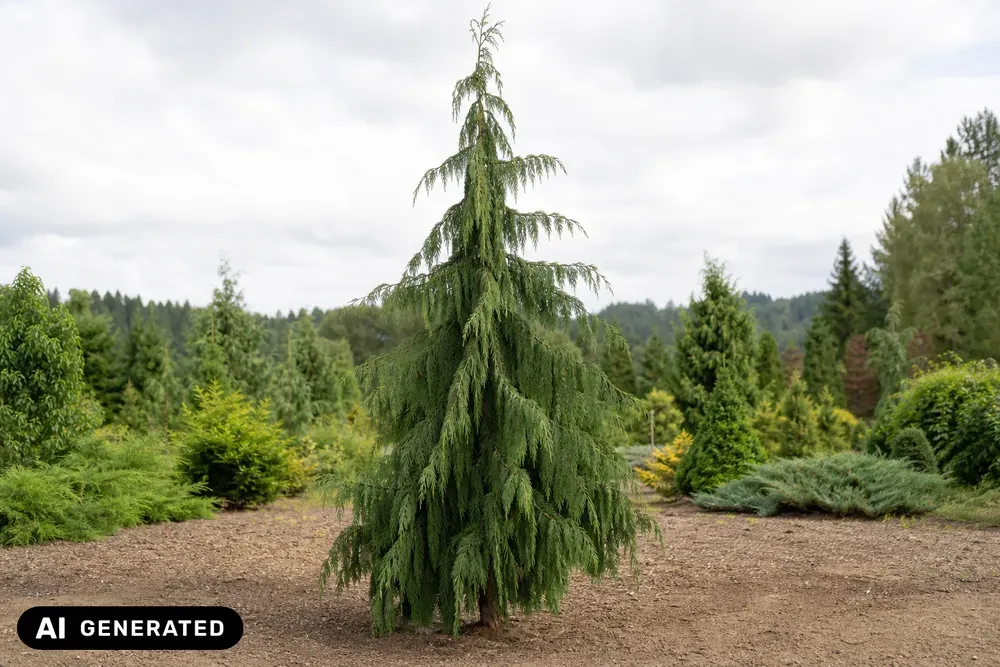 Hänge-Nootka-Scheinzypresse 'Pendula' – Chamaecyparis nootkatensis 'Pendula'