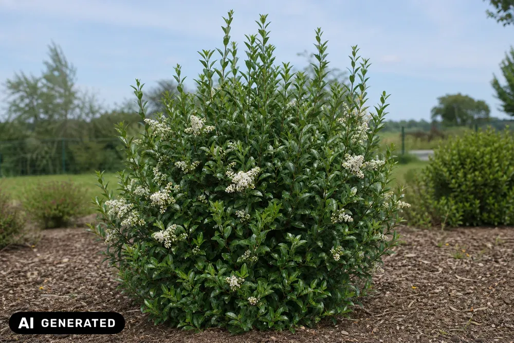 Wintergrüner Liguster 'Atrovirens' – Ligustrum vulgare 'Atrovirens', Bild 2