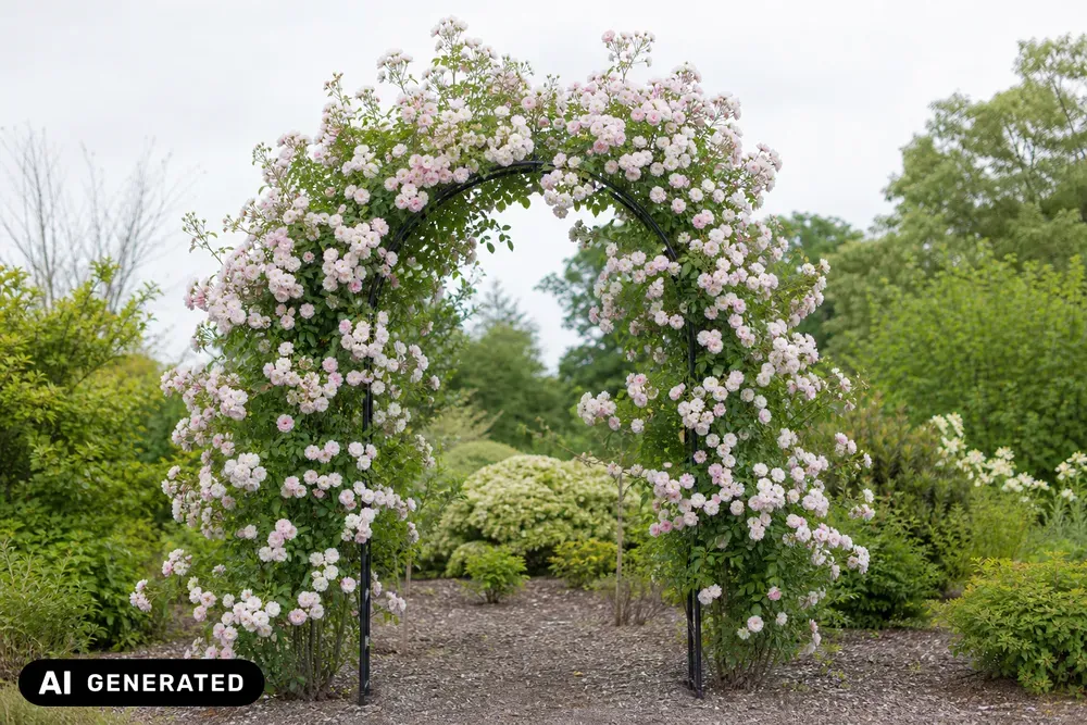 Ramblerrose 'Paul's Himalayan Musk Rambler' – Rosa 'Paul's Himalayan Musk Rambler'