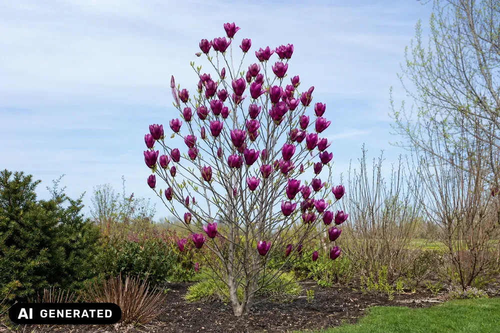 Magnolie `Black Tulip´ – Magnolia `Black Tulip´, Bild 3