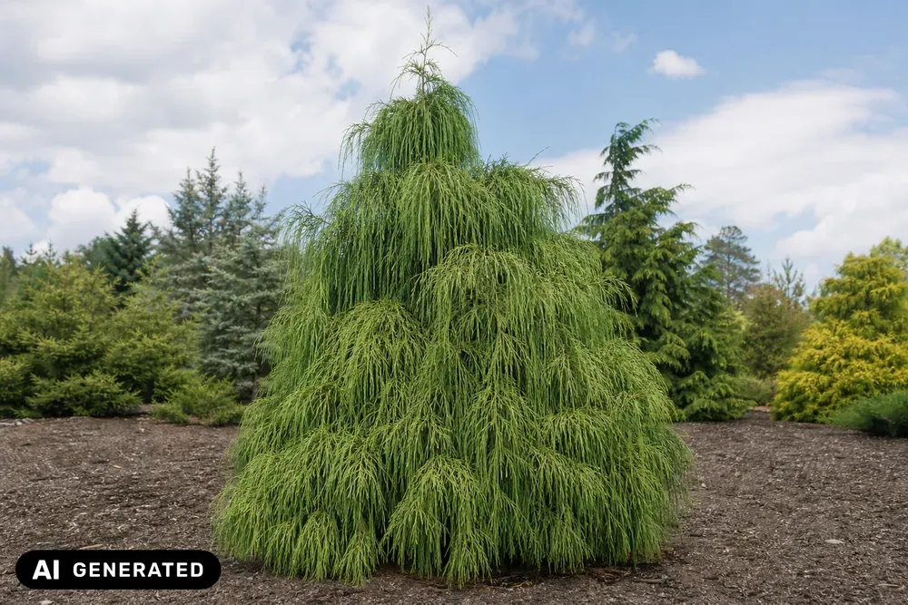Faden-Lebensbaum 'Filiformis' – Thuja occidentalis 'Filiformis'