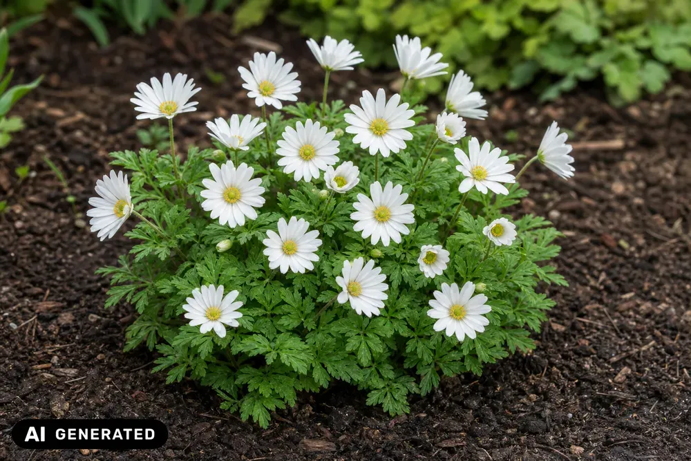 Strahlen-Windröschen 'White Splendour' – Anemone blanda 'White Splendour', Bild 2