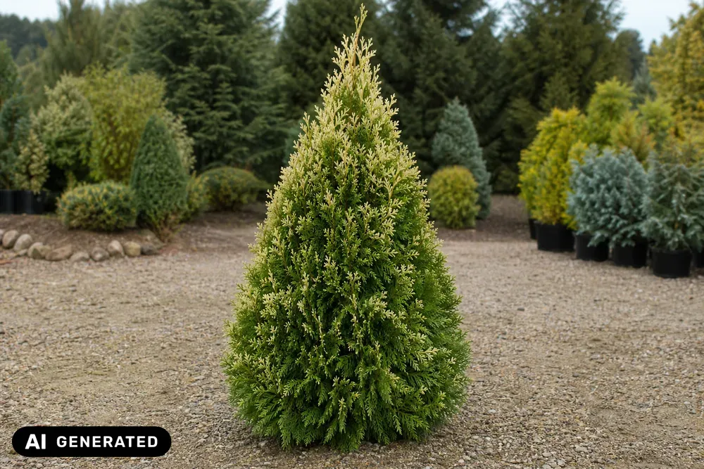 Abendländischer Lebensbaum 'Stolwijk' – Thuja occidentalis 'Stolwijk'