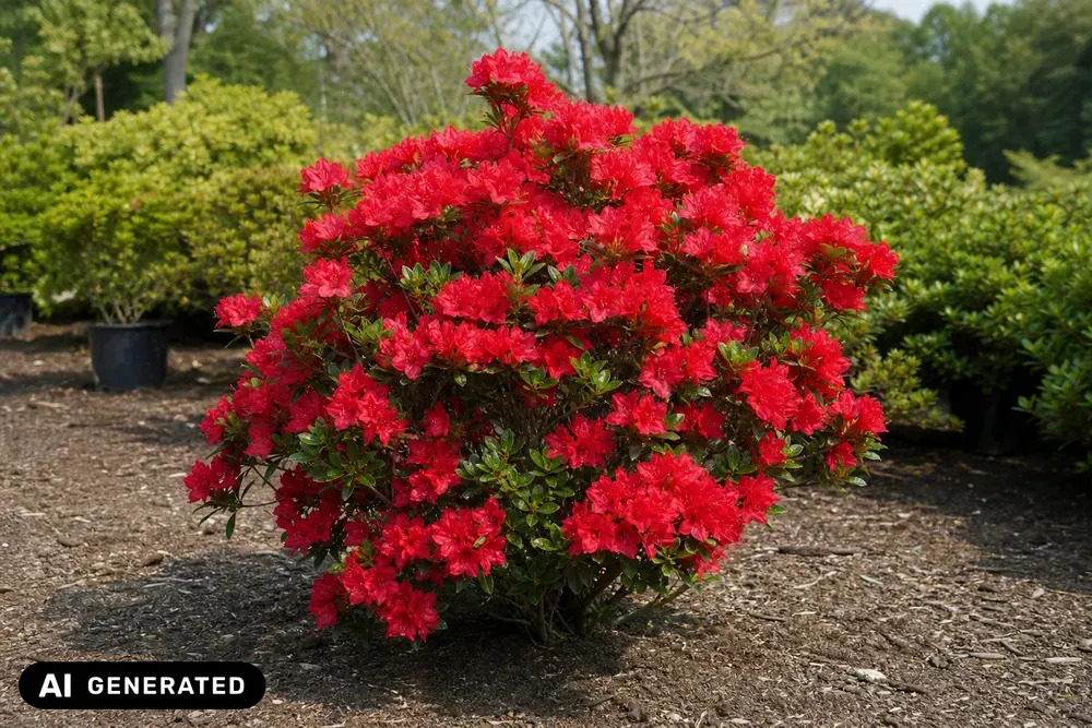Japanische Azalee 'Maraschino' – Rhododendron obtusum 'Maraschino'