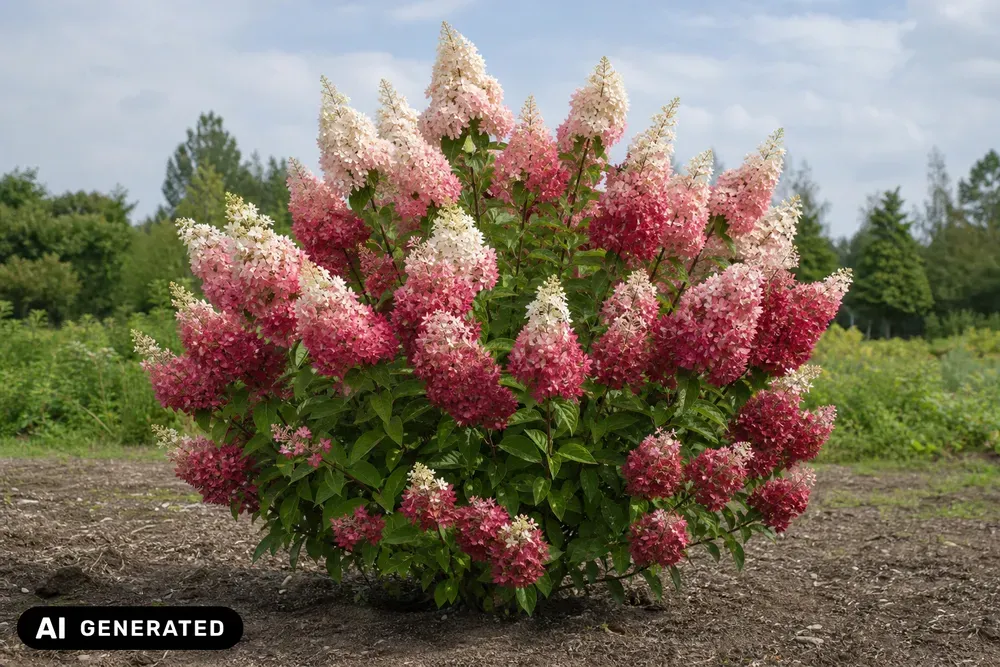 Rispenhortensie 'Wim's Red' – Hydrangea paniculata 'Wim's Red', Bild 2