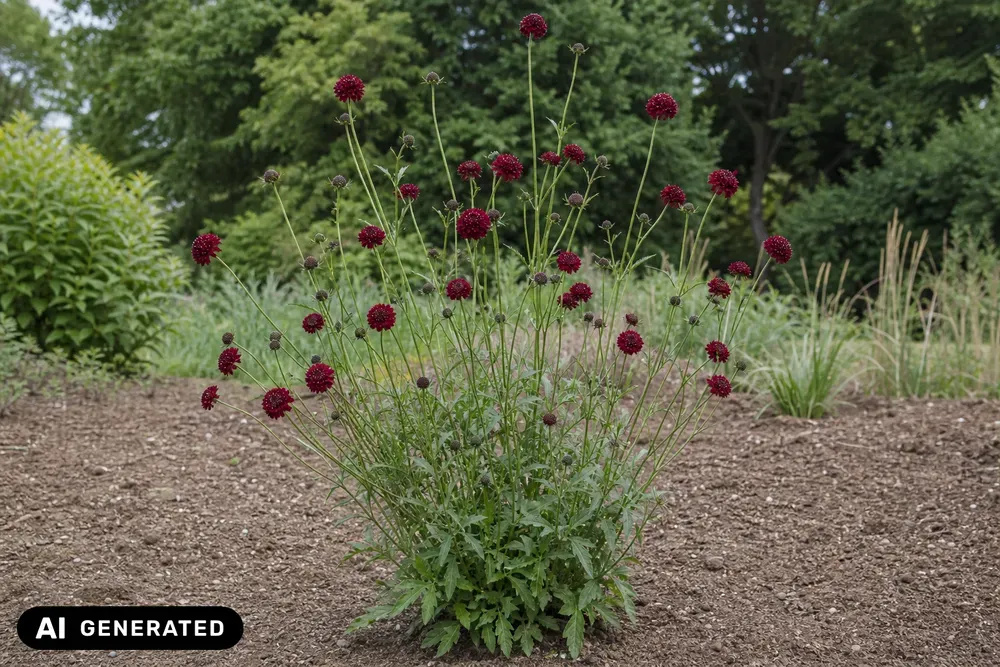 Mazedonische Witwenblume 'Red Knight' – Knautia macedonica 'Red Knight'