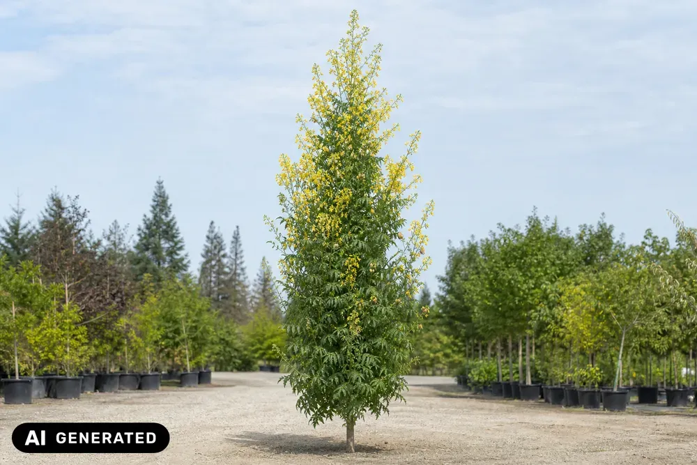 Säulen-Blasenbaum 'Fastigiata' – Koelreuteria paniculata 'Fastigiata', Bild 2