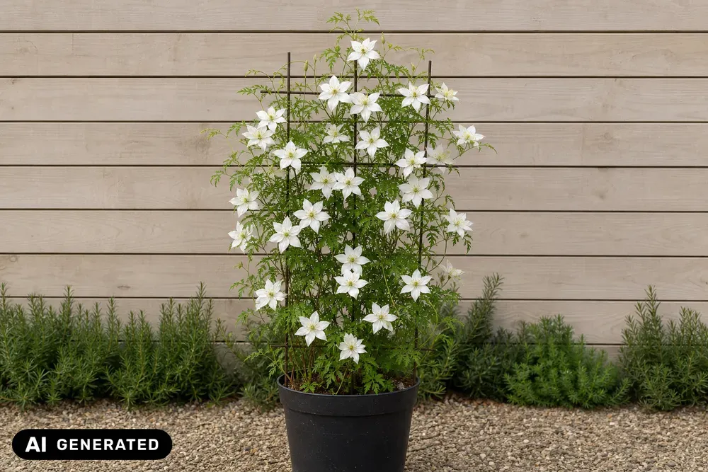 Waldrebe 'Early Sensation' – Clematis 'Early Sensation', Bild 2