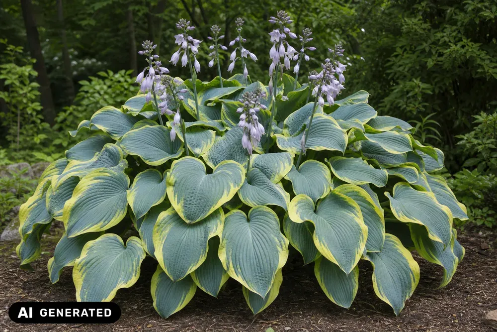 Riesen-Funkie 'Wu-La-La' – Hosta 'Wu-La-La'