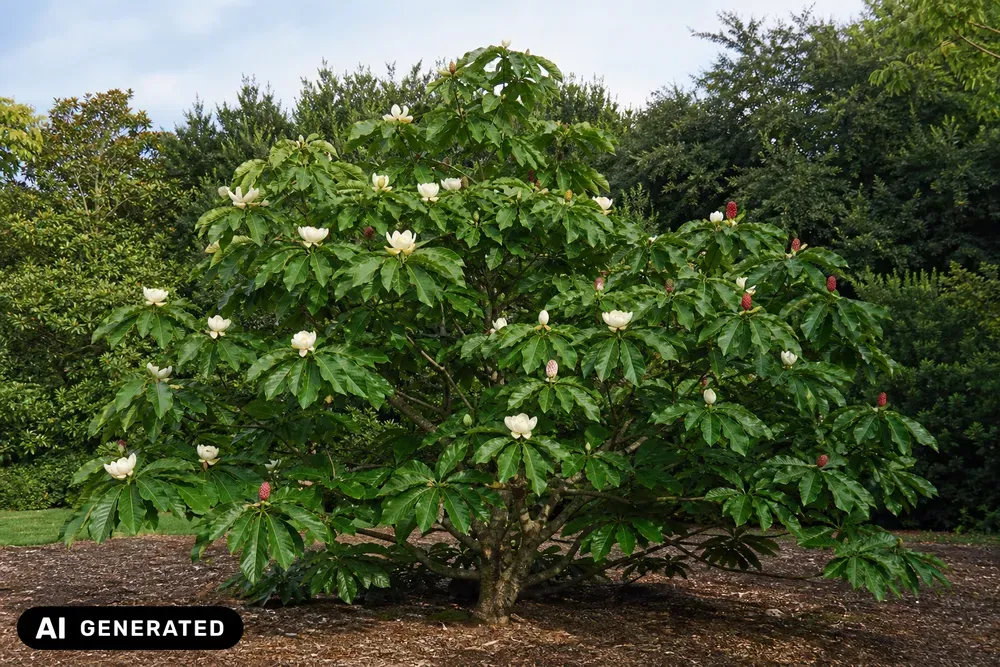 Schirm-Magnolie – Magnolia tripetala