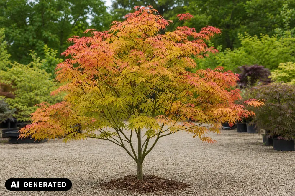 Fächerahorn 'Rising Sun' – Acer palmatum 'Rising Sun'