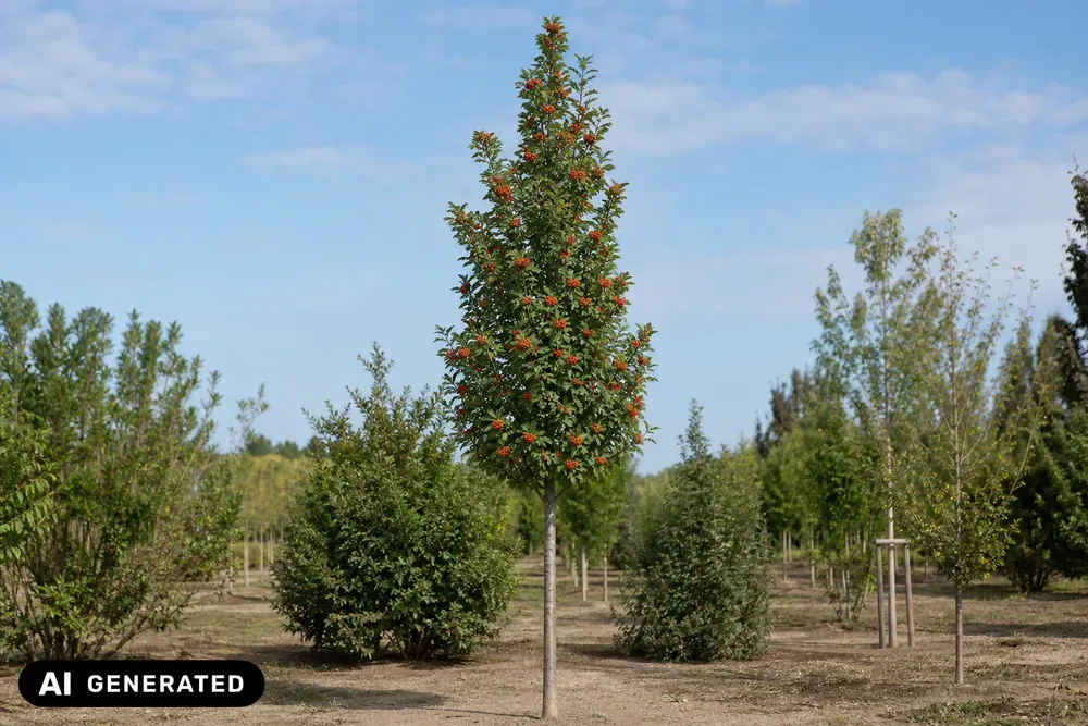 Thüringische Säulen-Mehlbeere 'Fastigiata' – Sorbus thuringiaca 'Fastigiata'