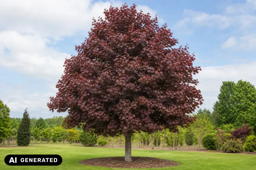Blut-Ahorn `Royal Red´ – Acer platanoides `Royal Red´, Bild 3