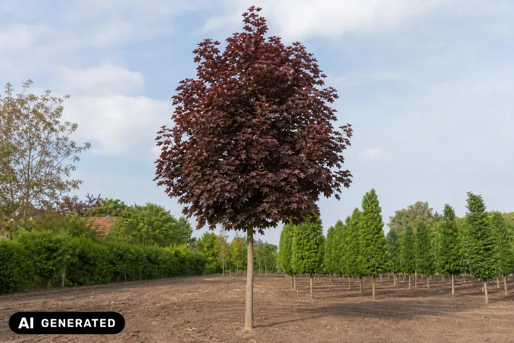 Blut-Ahorn `Royal Red´ – Acer platanoides `Royal Red´, Bild 4