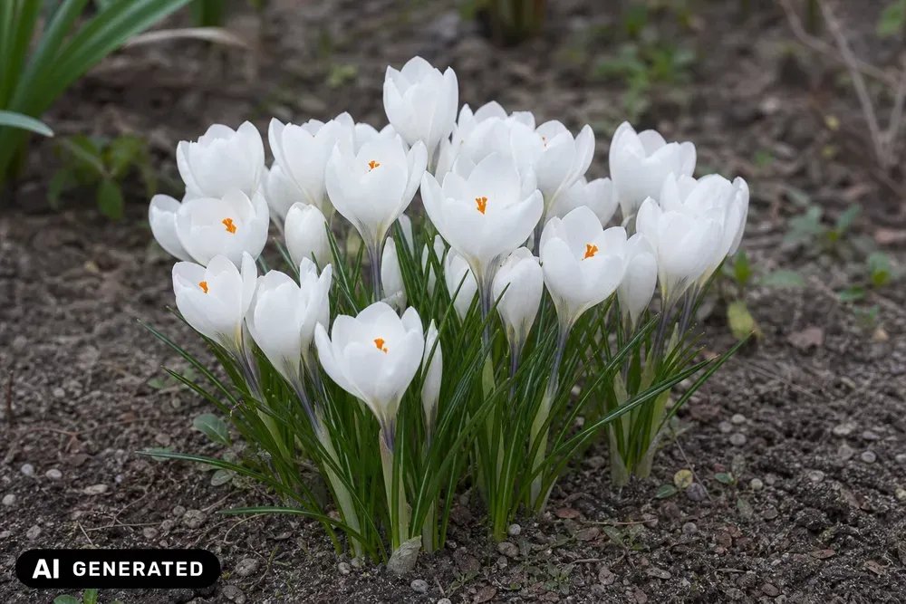 Frühlings-Krokus 'Jeanne d'Arc' – Crocus vernus 'Jeanne d'Arc'