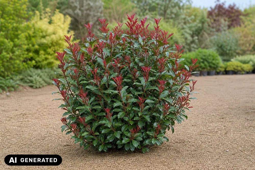 Glanzmispel 'Robusta Compact' – Photinia × fraseri 'Robusta Compact'