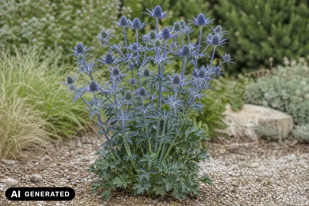 Flachblatt-Mannstreu – Eryngium planum