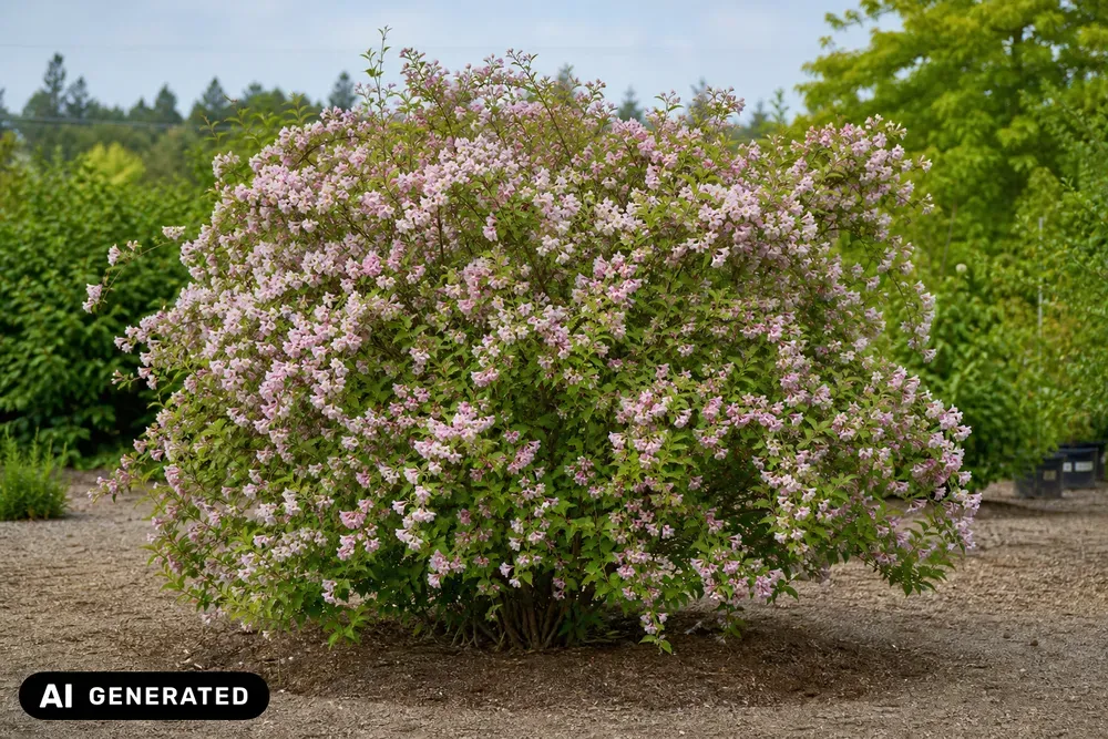 Gefüllter Sternchenstrauch 'Plena' – Deutzia scabra 'Plena', Bild 2
